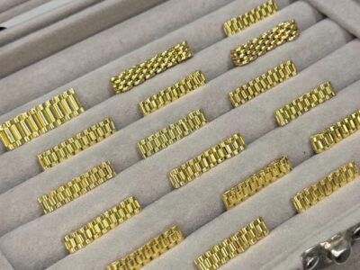 Anillos de oro 18k rolex varios talles y modelos