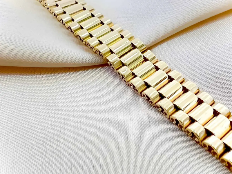 Pulsera Rolex Oro 18k 21cm 19gr