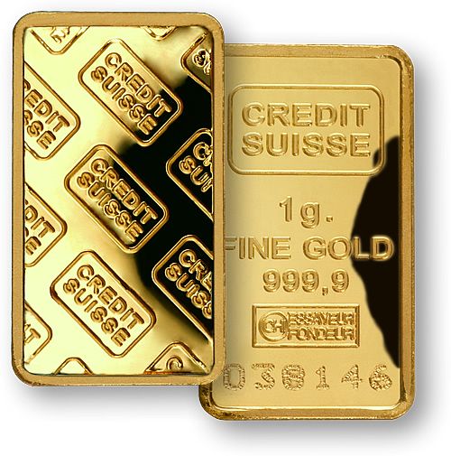 Lingote de oro 24k certificado 1, 5, 10gr
