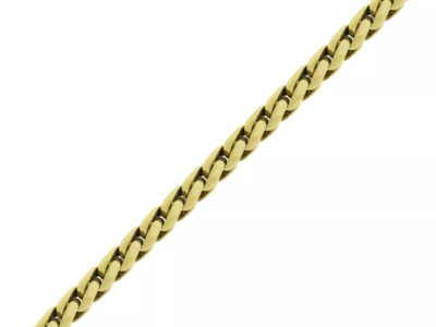Pulsera Oro 18k Espiga 20cm 7gr