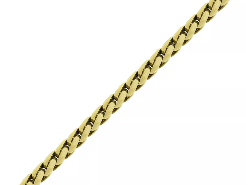 Pulsera Oro 18k Espiga 20cm 7gr