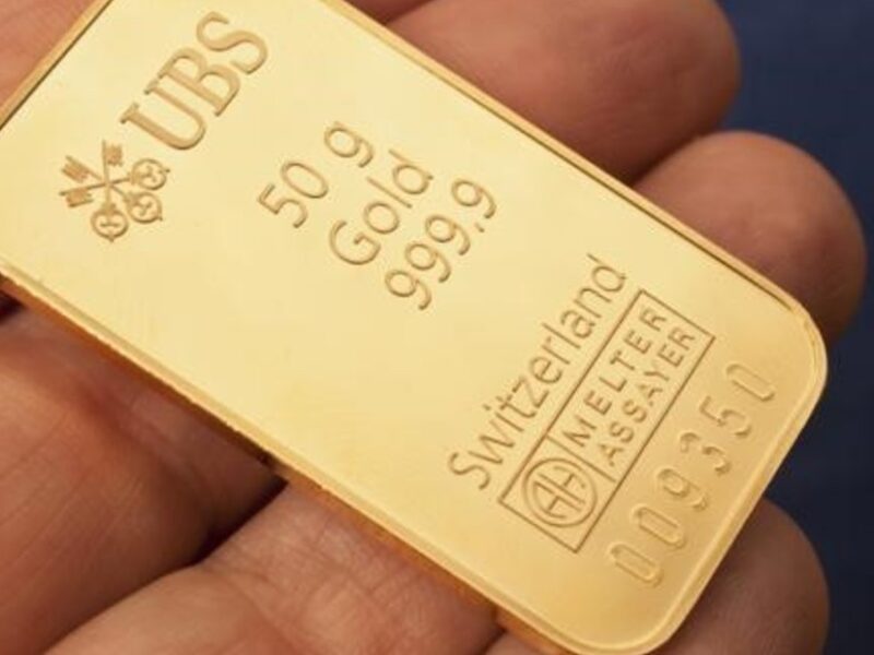 Lingote de oro 24k certificado 50gr