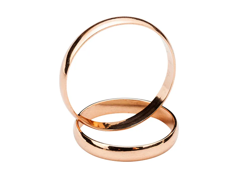 Anillo Alianza Oro 18k Clasica 3gr