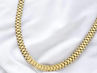 Gargantilla de oro 18k rolex 55cm 20gr