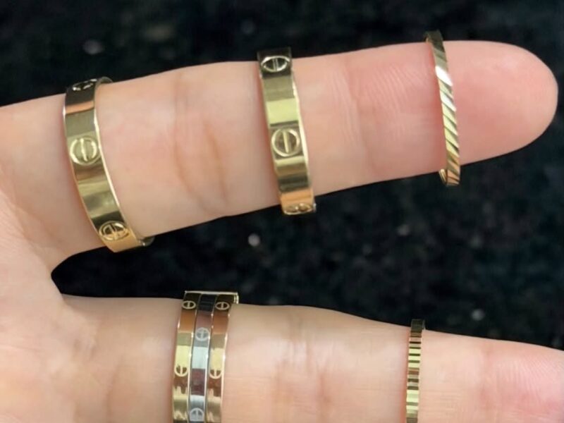Anillos de oro 18k dama desde 2gr