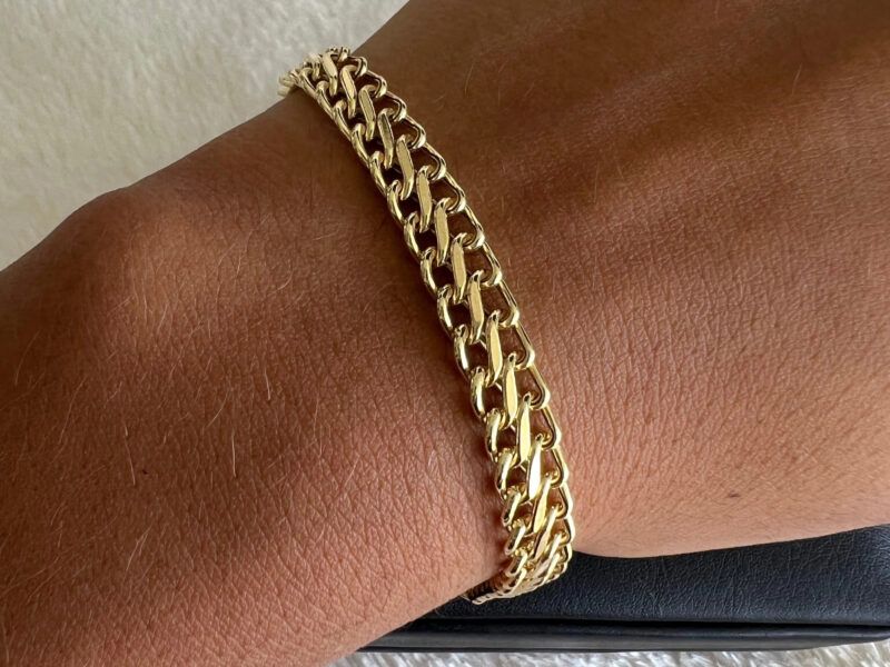 Pulsera de oro 18k sedusa 7gr 20cm