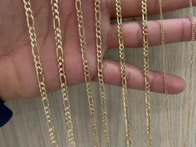 Cadenas de oro 18k figaro italianas desde 3gr dama hombre
